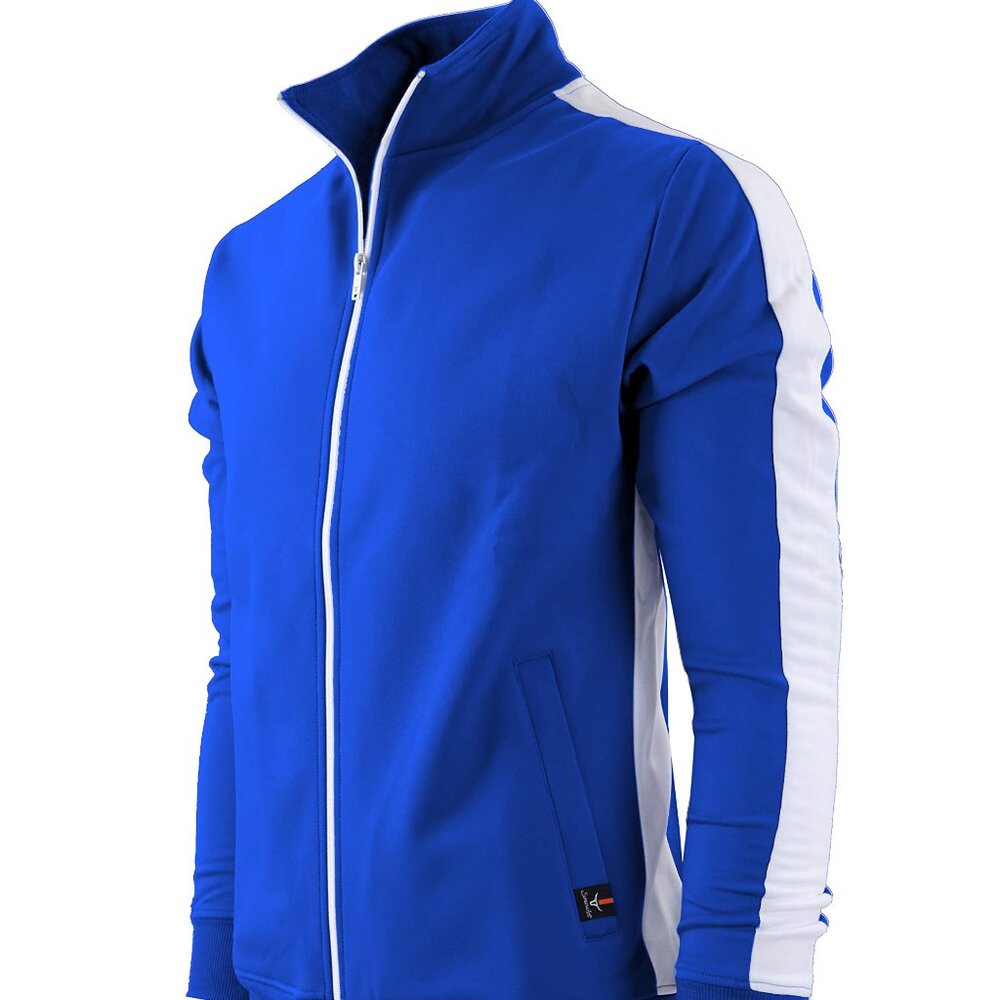 SCREENSHOT Mens Hip Hop Premium Slim Fit Comfort Track Jacket